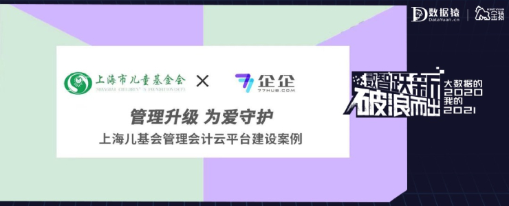 【金猿案例展】上海市儿童基金会——管理会计云平台建设