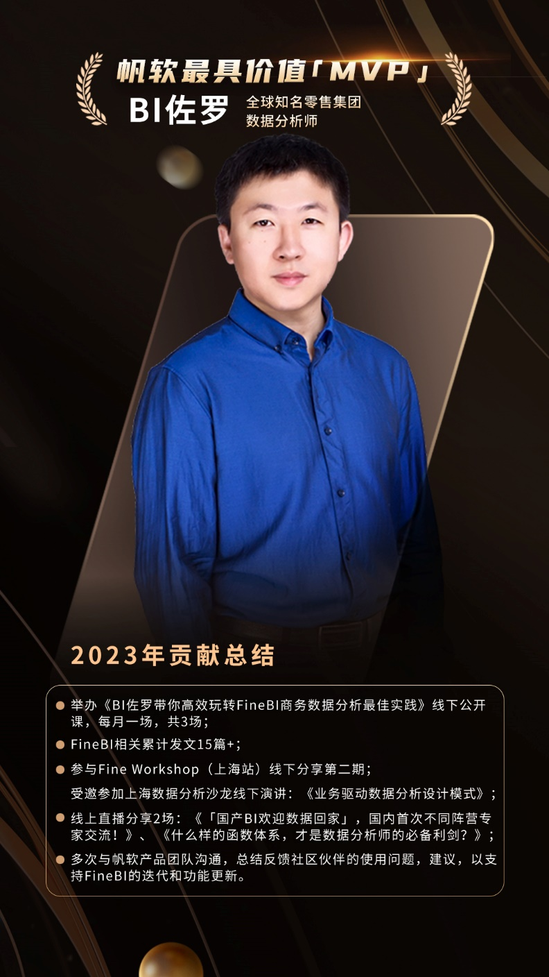 帆软_MVP专访_BI佐罗_数据分析-1