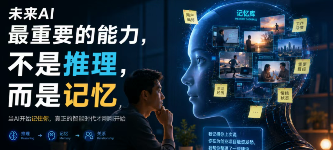 AI最重要的能力，不是推理，而是记忆？
