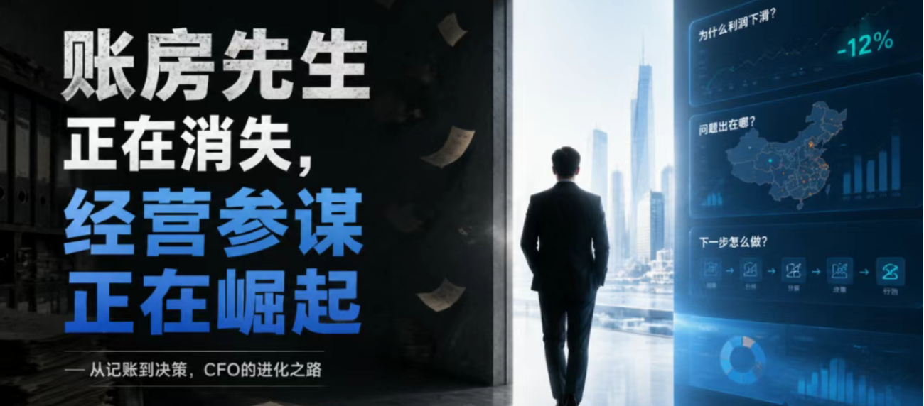 账房先生正在消失，经营参谋正在崛起